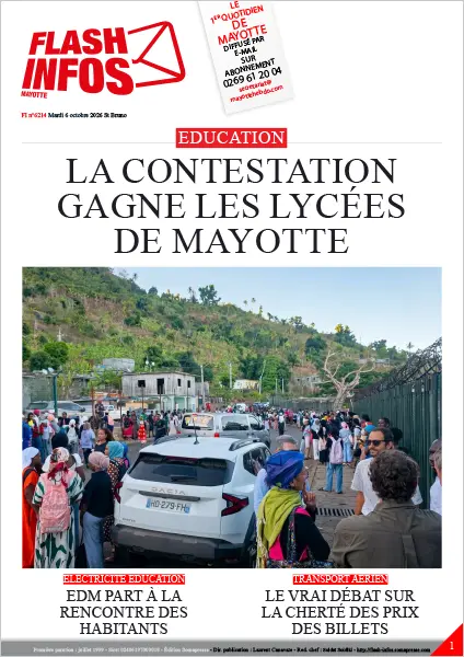 Flash infos Mayotte du Mardi 6 octobre 2026