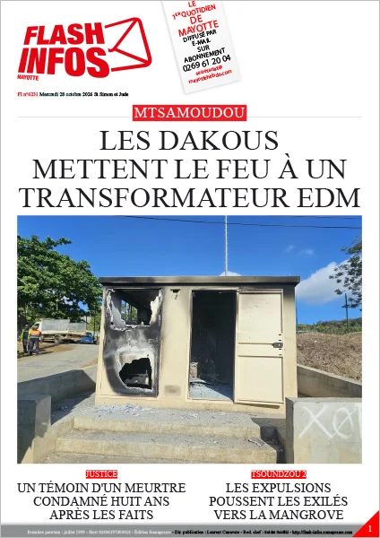 Flash infos Mayotte du Mercredi 28 octobre 2026