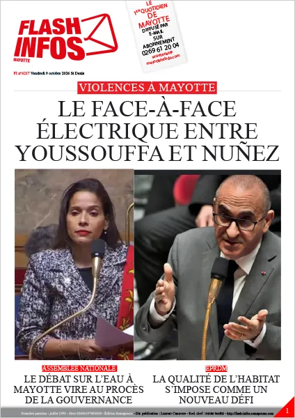 Flash infos Mayotte du Vendredi 9 octobre 2026
