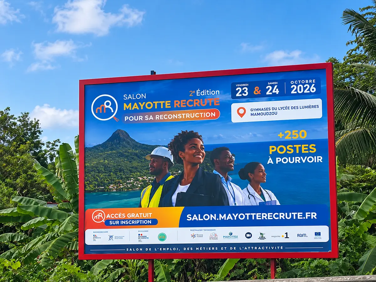 Le salon « Mayotte Recrute pour sa reconstruction » se tiendra vendredi et samedi prochains