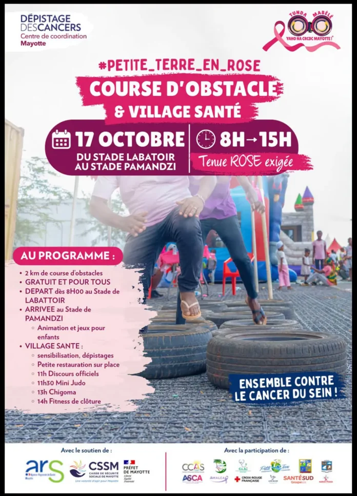 Octobre Rose : une course d’obstacles et un village santé à Pamandzi samedi