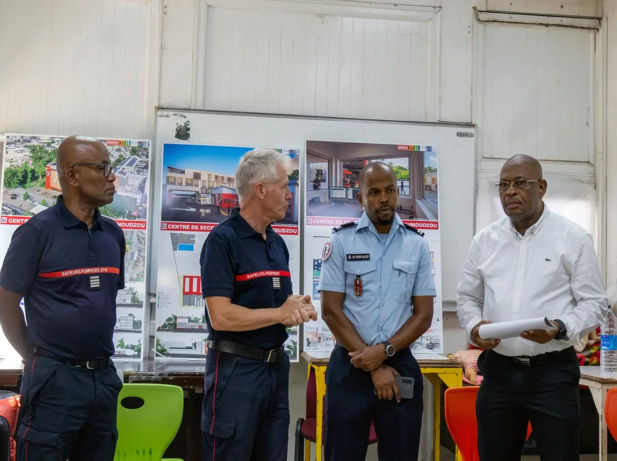 Une nouvelle caserne de pompiers à 9,2 millions d’euros prévue à Kawéni pour 2028