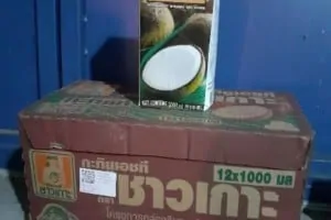 vente du lait au coco
