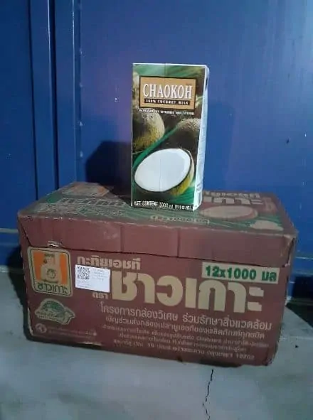 vente du lait au coco