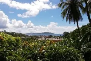 Jolie maison sécurisée avec vue sur lagon.
