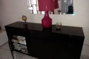 Vend commode +table basse+ lampe le tout 330€