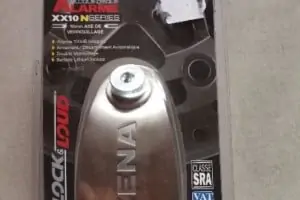 Bloque disque alarme neuf pour deux roues