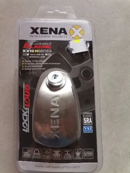 Bloque disque alarme neuf pour deux roues